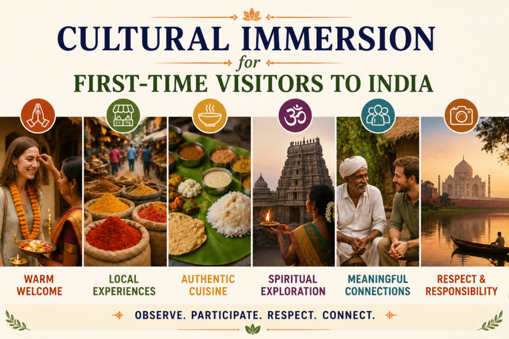 Cultural Immersion for First-Time Visitors to India