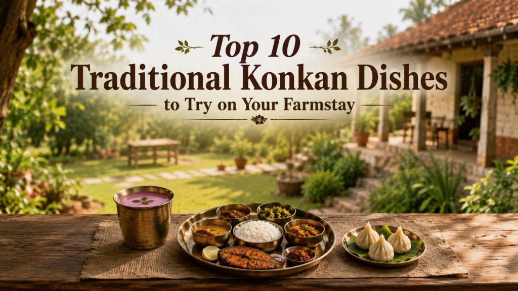 Top 10 Traditional Konkan Dishes to Try on Your Farmstay