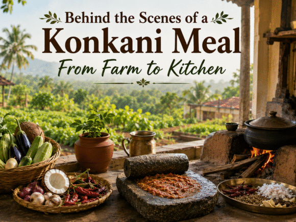 Behind the Scenes of a Konkani Meal: From Our Farm to Your Plate