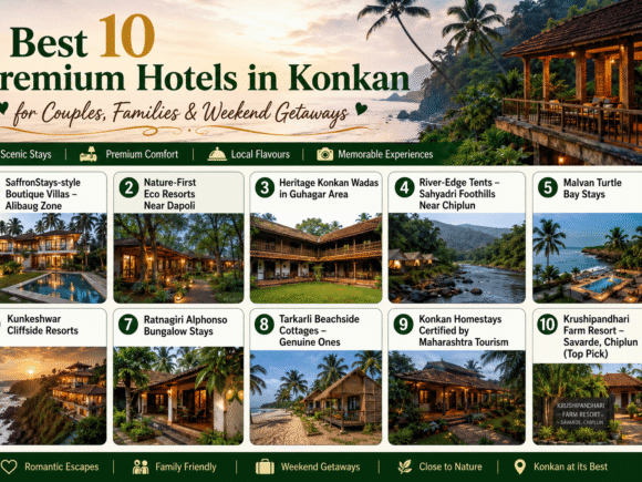 Best 10 Premium Hotels in Konkan for Couples, Families & Weekend Getaways