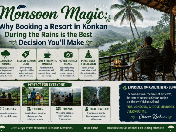 Monsoon Magic: Why Booking a Resort in Konkan During the Rains is the Best Decision You’ll Make