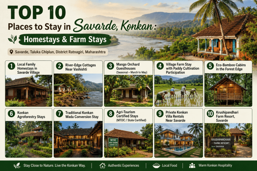 Top 10 Places to Stay in Savarde, Konkan: Homestays & Farm Stays